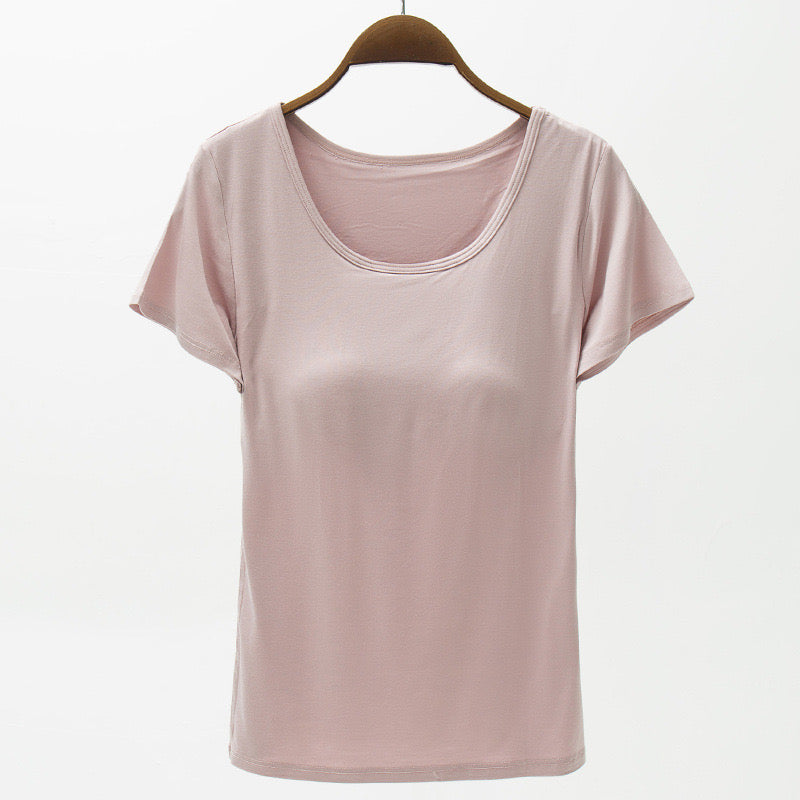Super Comfortable Top -Bra Tee