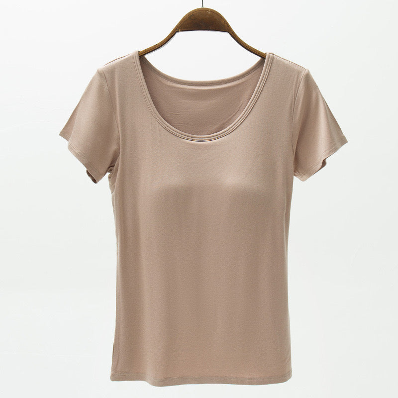 Super Comfortable Top -Bra Tee