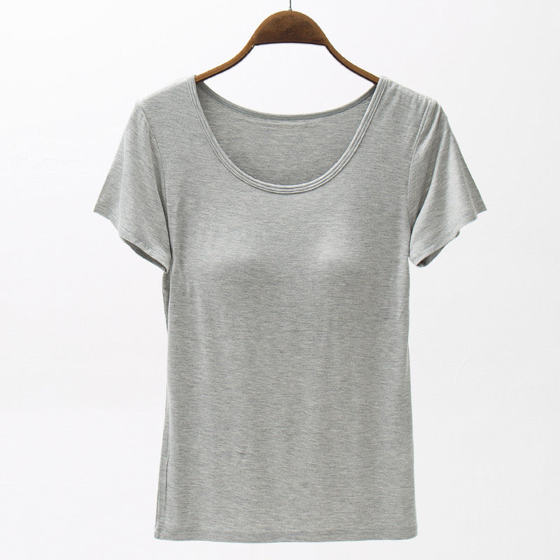Super Comfortable Top -Bra Tee