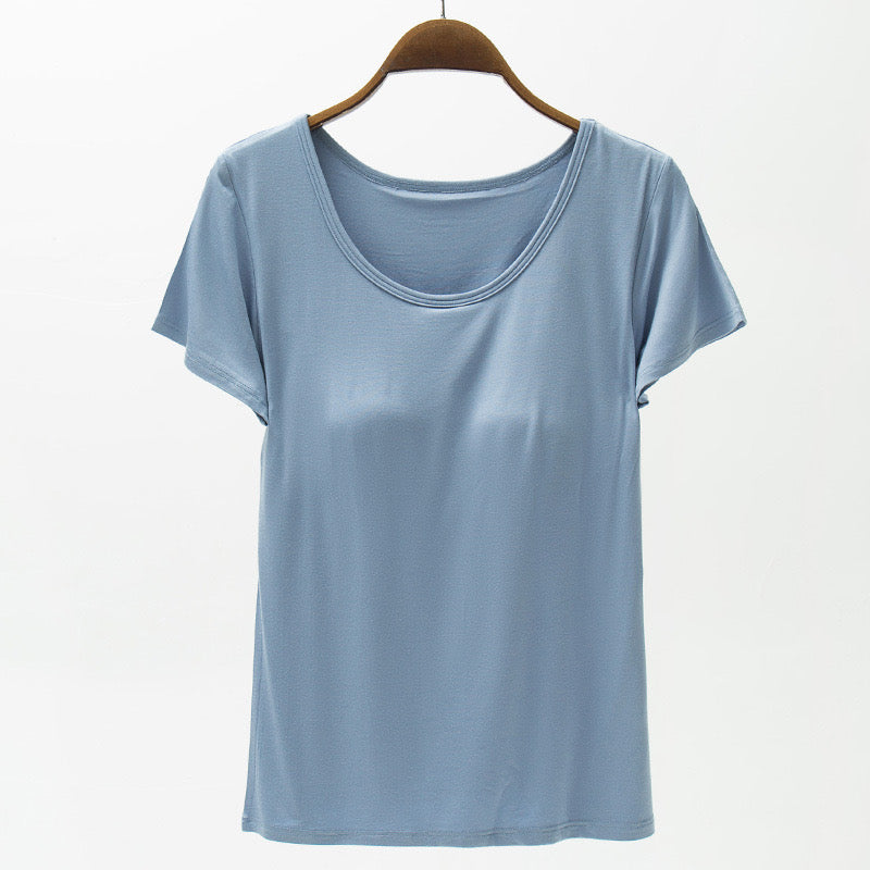 Super Comfortable Top -Bra Tee